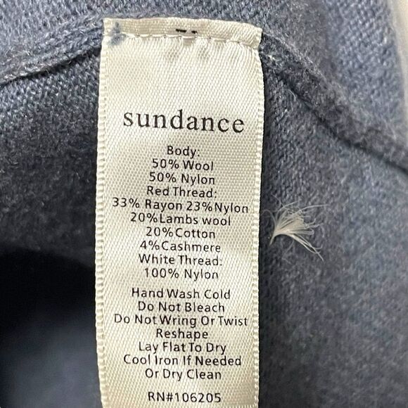 SUNDANCE Mighty Polar Bear Wool Crewneck Sweater M - Picture 8 of 9